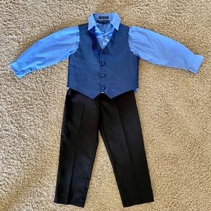 Formal Boy Dress Suit 3 Pc Set (Vest, Shirt, Pant)